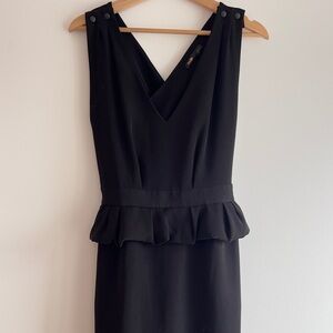 Maje structured peplum dress - size 1